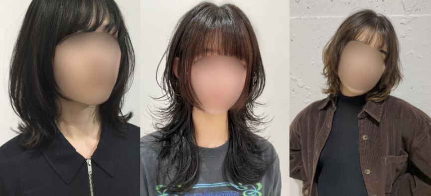 面長にウルフカットは似合わない