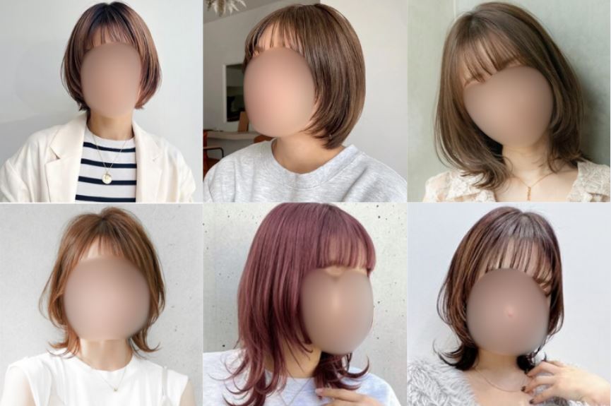 レイヤーボブは丸顔