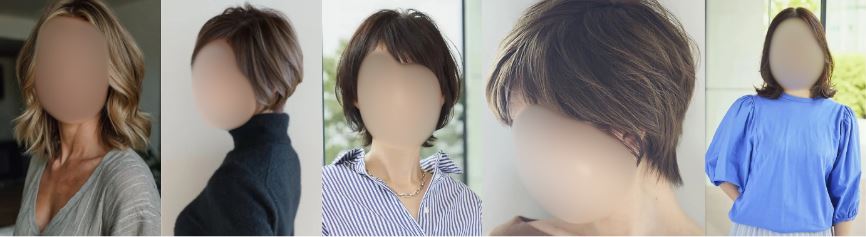 面長 50代向け楽ちんショート